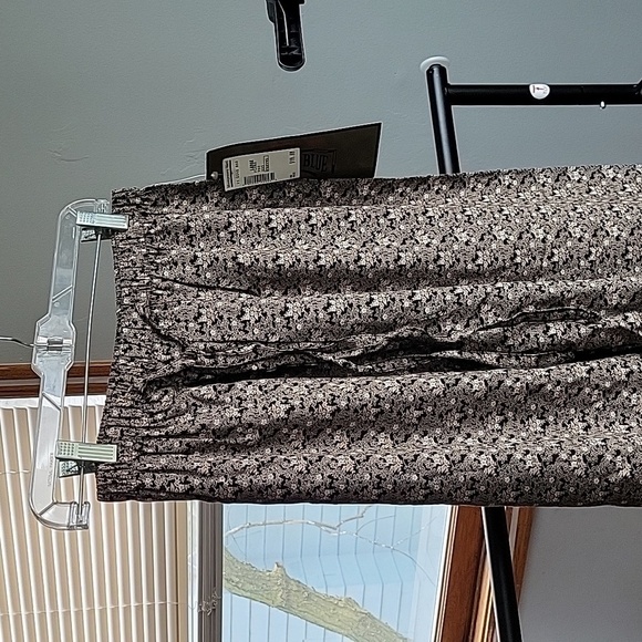 Vintage 90s NWT Floral Motif Print Drawstring Pants Size Large - Picture 3 of 12